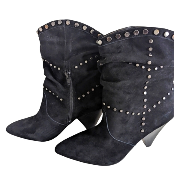 New ..BCBGeneration Cebina Black Studded Bootie..Size 10 - Picture 6 of 10